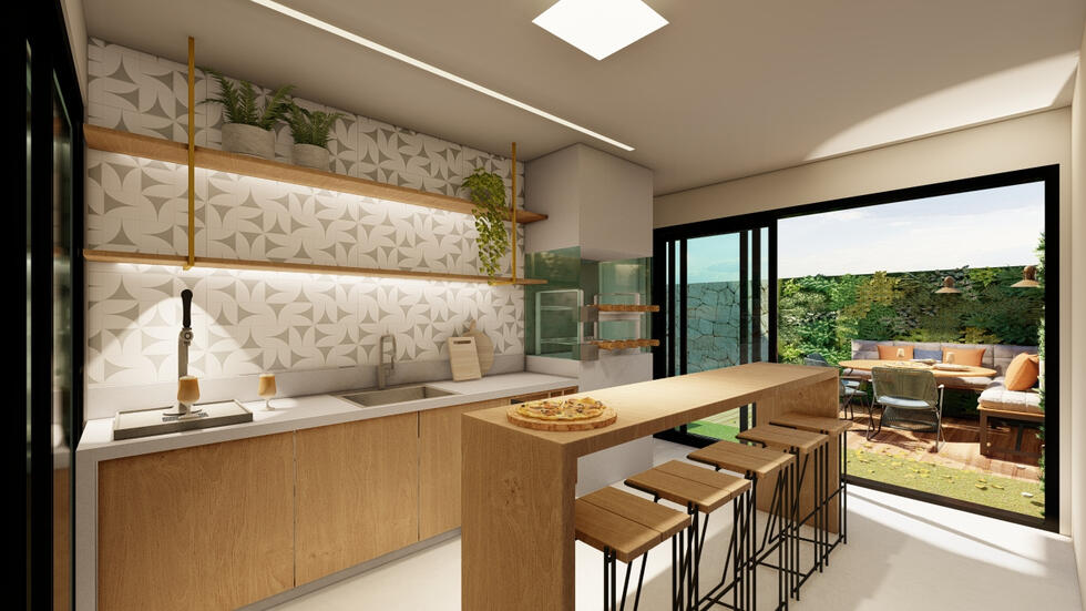 Área gourmet interna